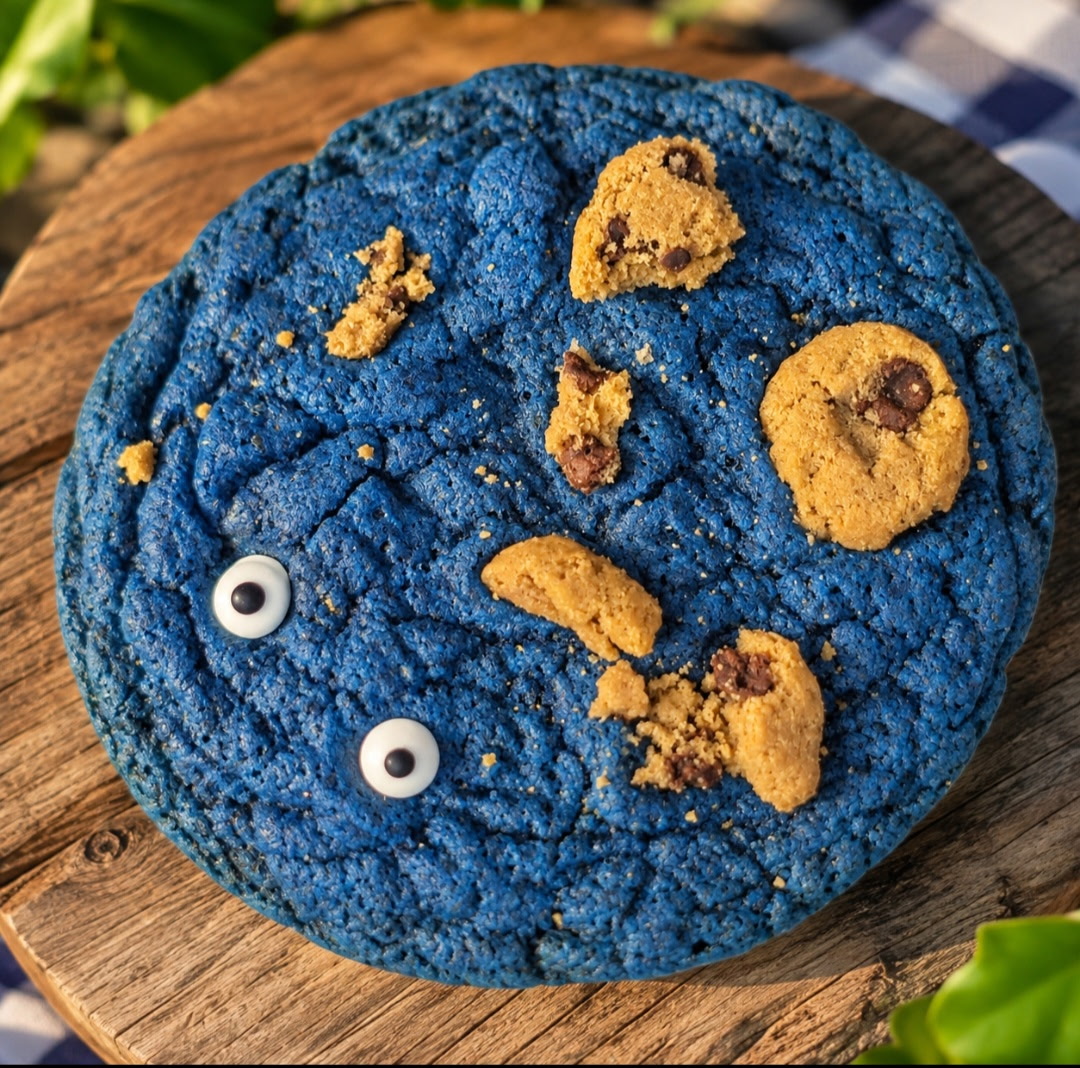 Cosmic Blue Chocolate Chip Cookie