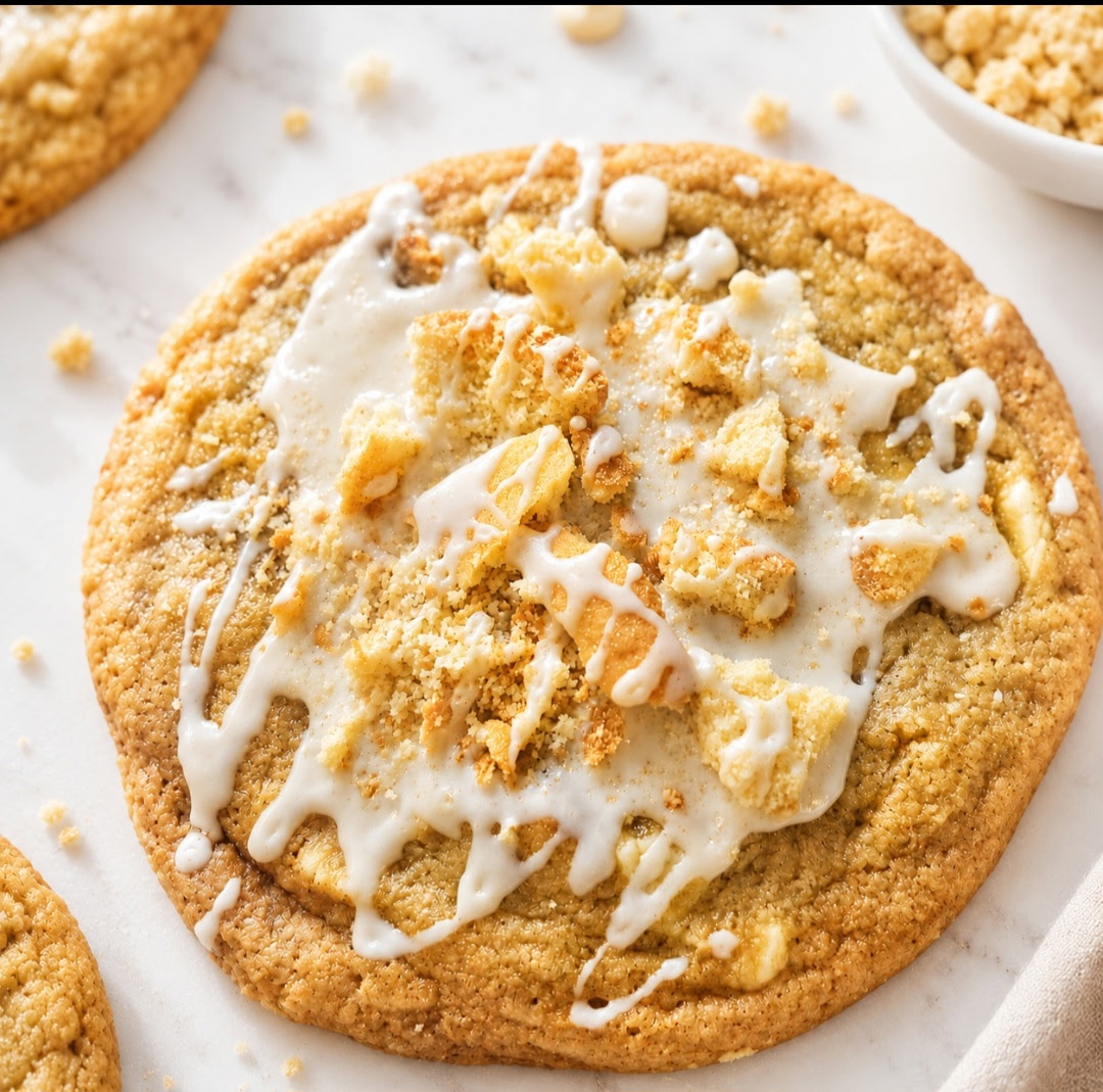 Iced Crumble Delight Cookies
